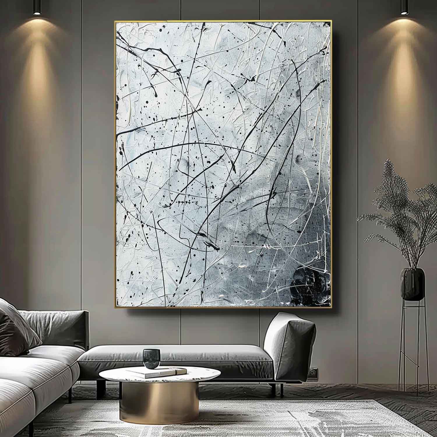 Abstract Expressionist Art AEA019 - Neutralighting
