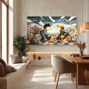 Wall Art Pop Art Style Comic Figure Oil Painting - Neutralighting