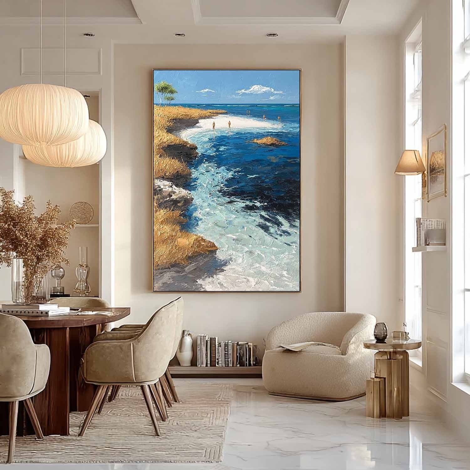 Tropical Peninsula Impasto Painting - Neutralighting