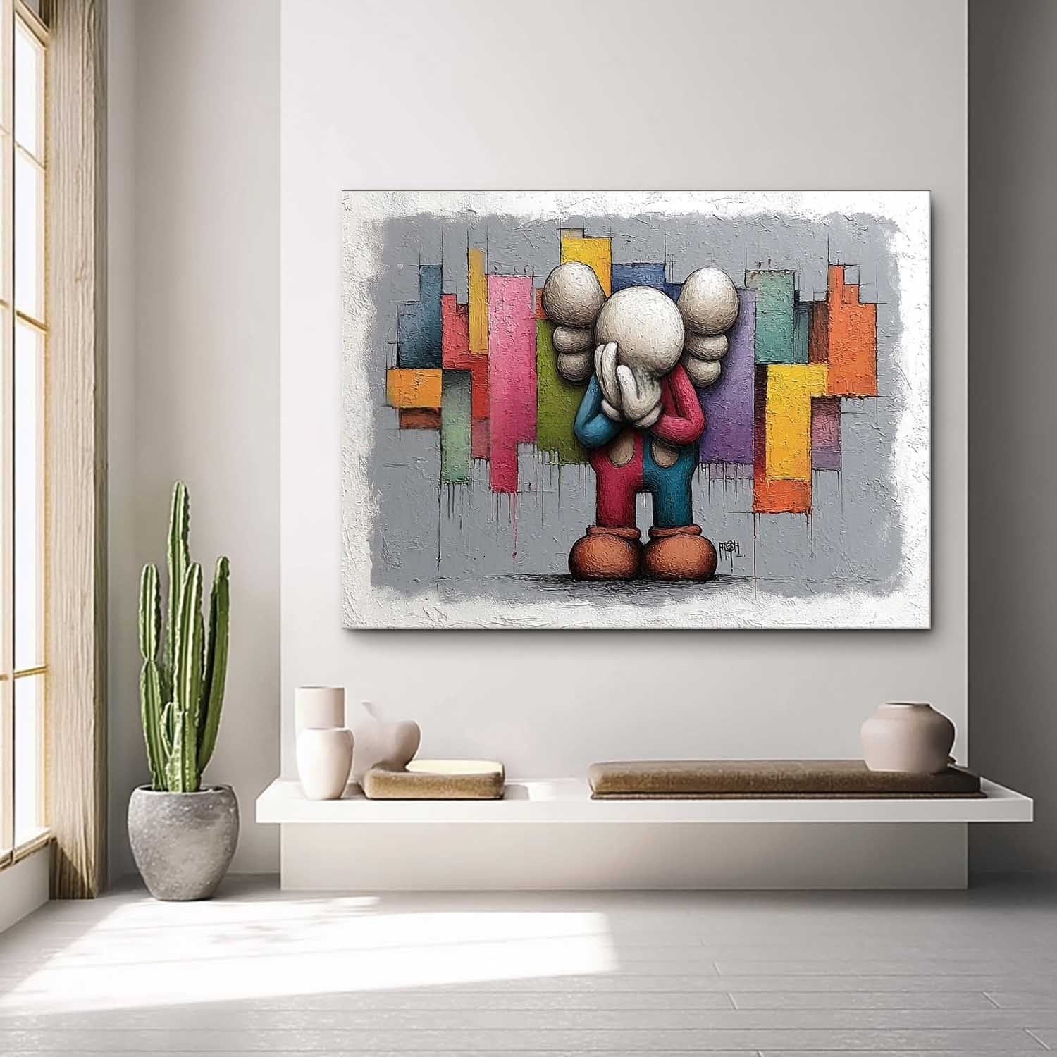 Wall Art Poignant Kaws Companion - Neutralighting