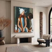 Whimsical Moment 3D Impasto Painting - Neutralighting