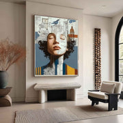Surreal City Portrait Art Oil Painting - Neutralighting