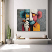 Cubist Kaws Pop Art Painting - Neutralighting