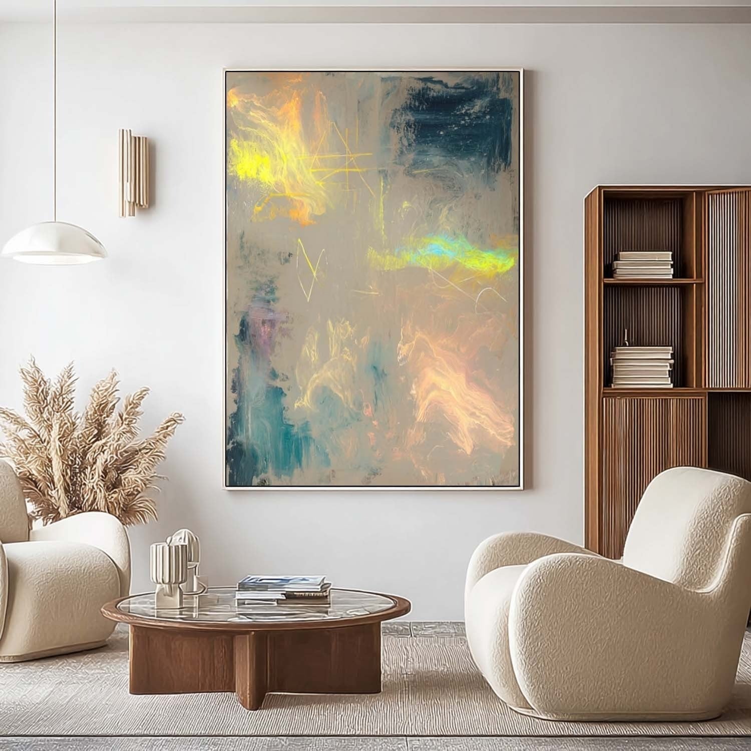 Wall Art Ethereal Iridescent Colorful - Neutralighting