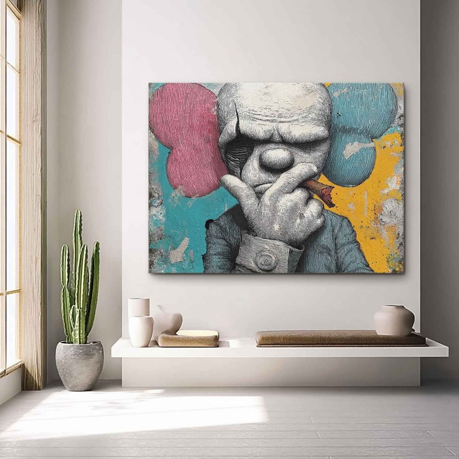 Kaws Style Gangster Pop Art Painting - Neutralighting