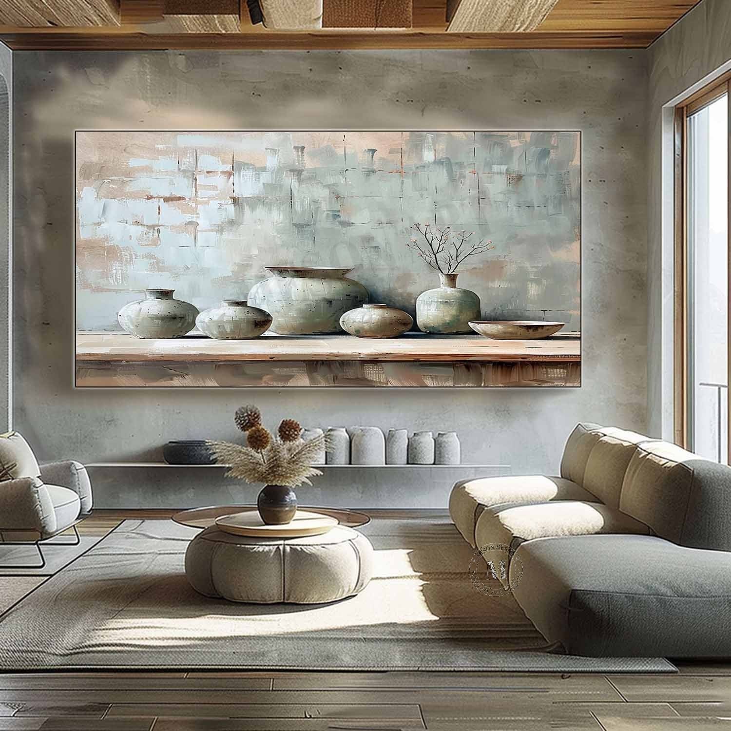 Wabi-Sabi Wall Art TX402 - Neutralighting