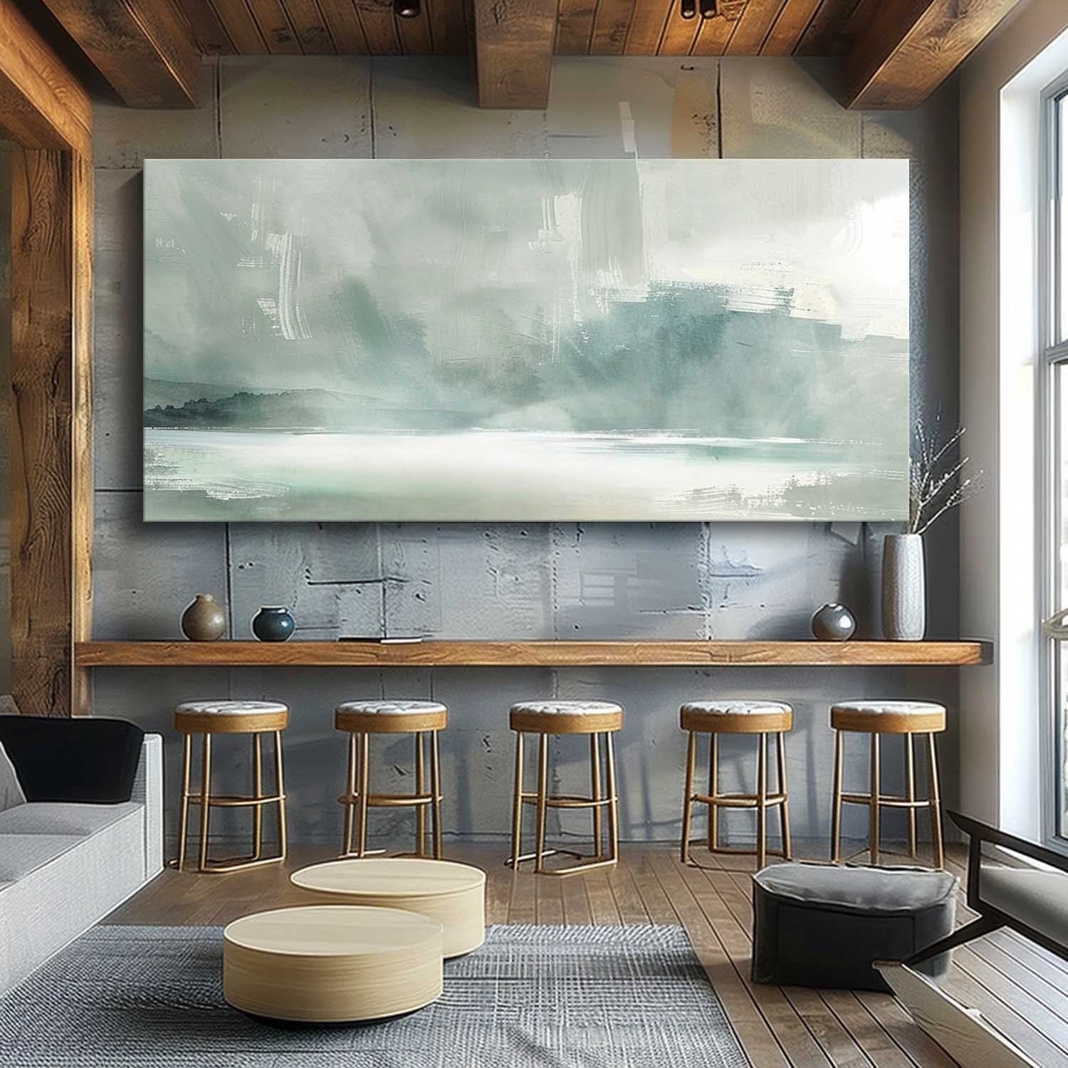 Wall Art Horizontal Landscape Painting - Neutralighting