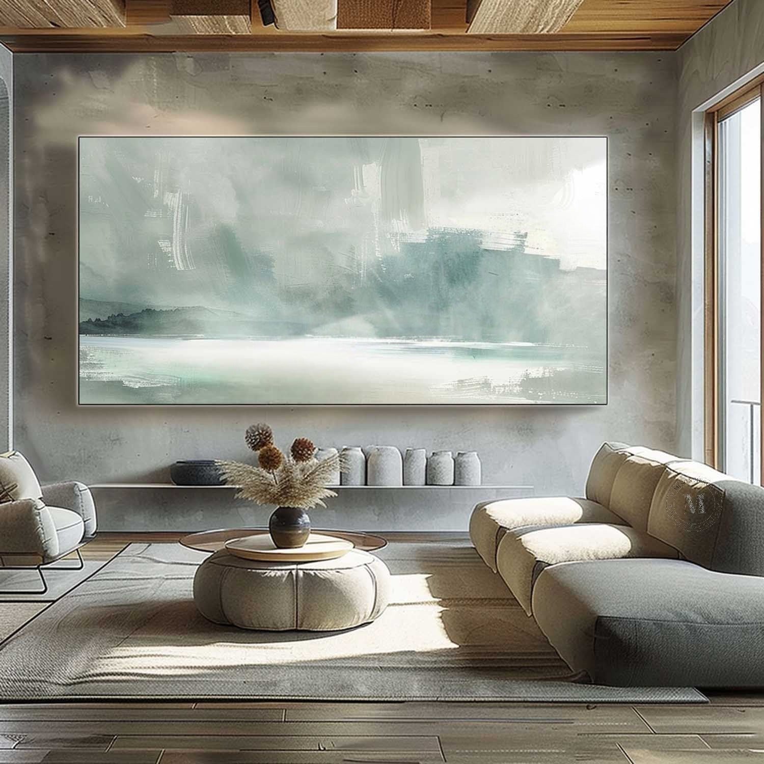 Wall Art Horizontal Landscape Painting - Neutralighting