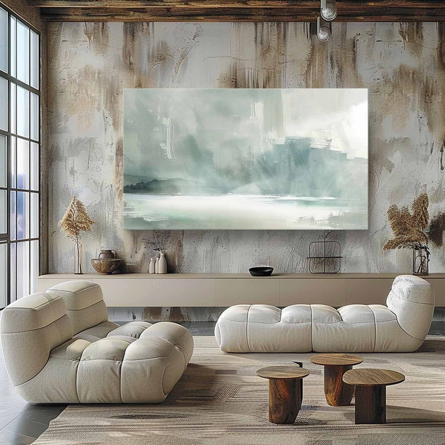 Wall Art Horizontal Landscape Painting - Neutralighting