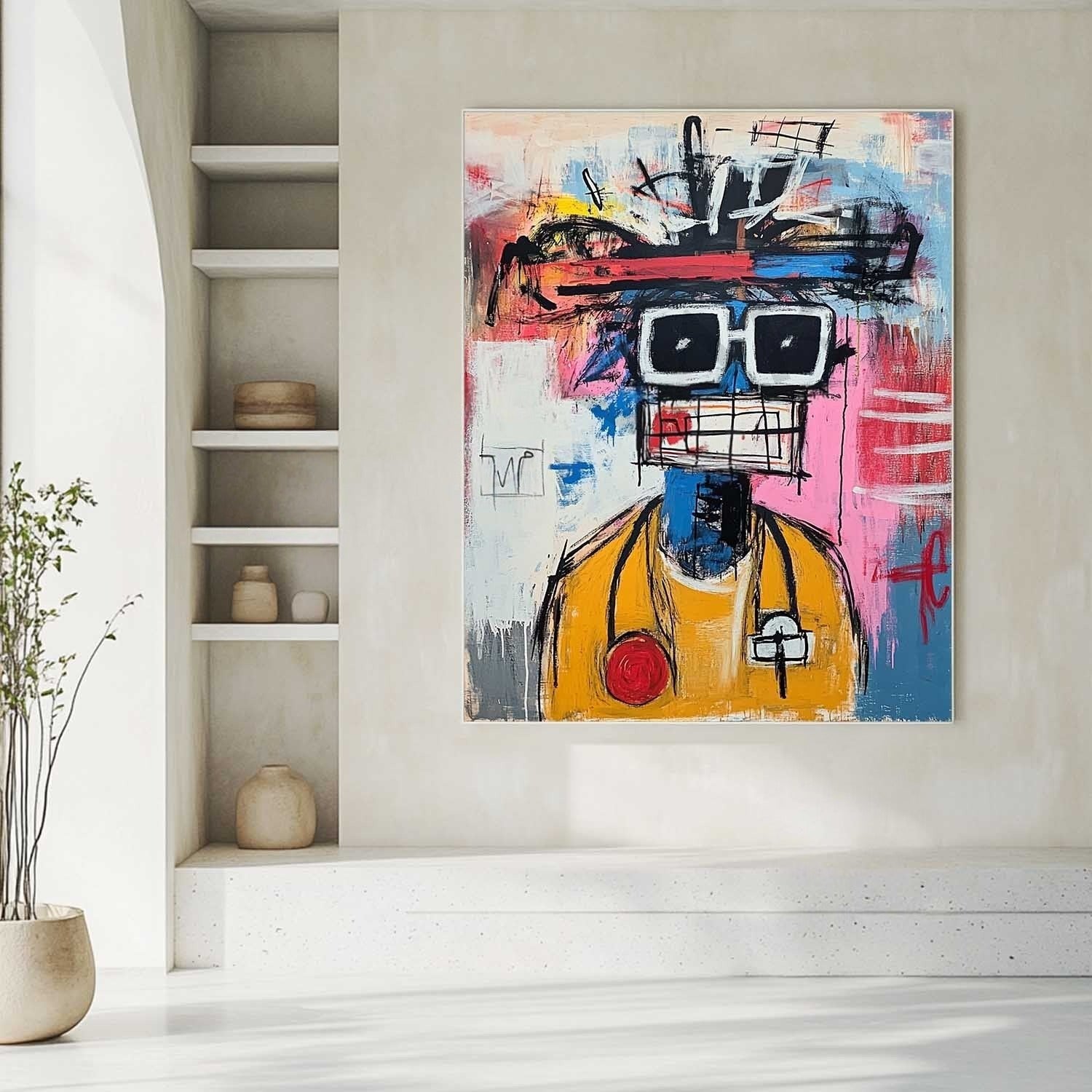 Wall Art Neo Expressionist Medical Portrait - Neutralighting