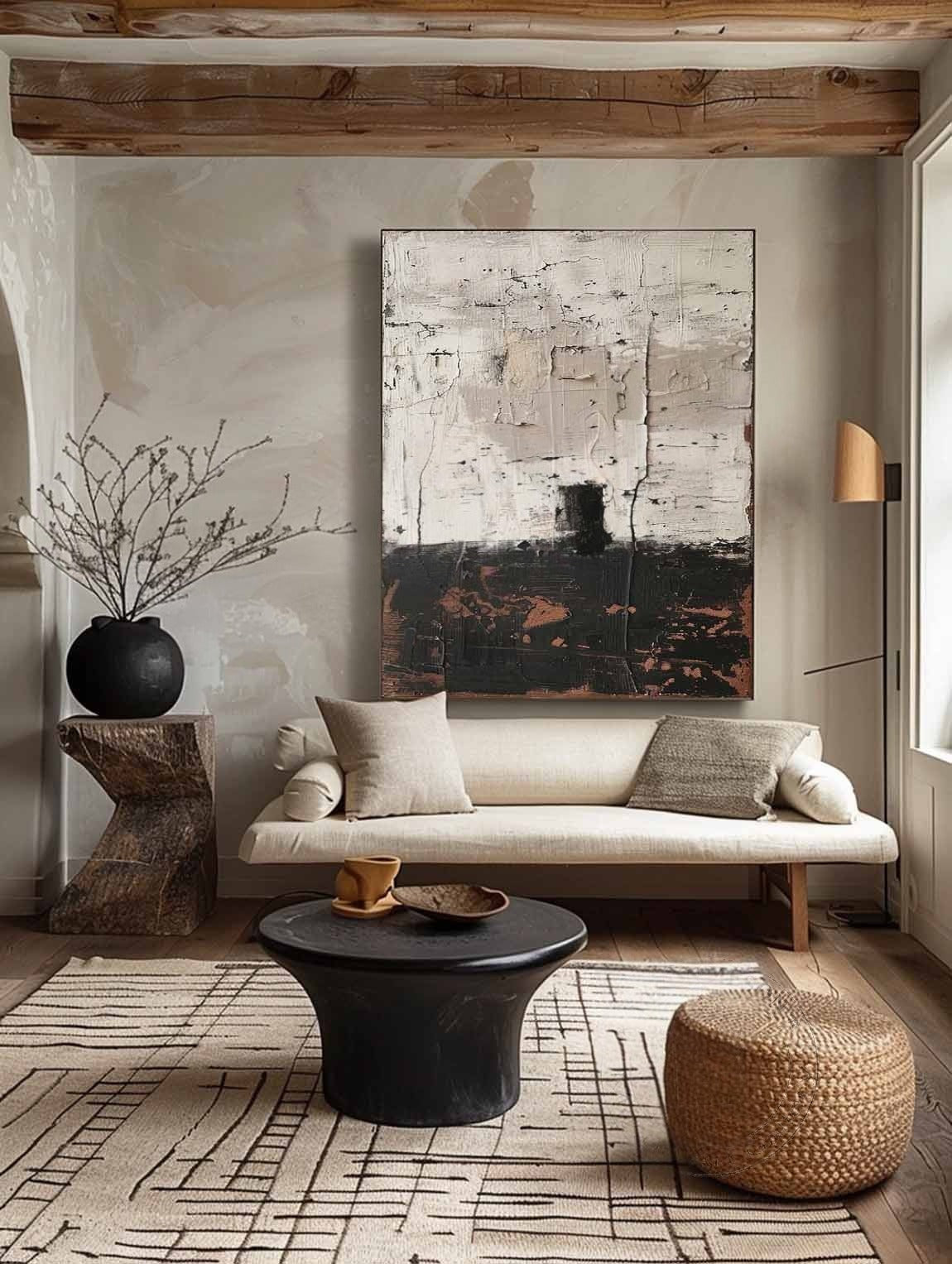 Wall Art Minimalist Neutral Abstract - Neutralighting