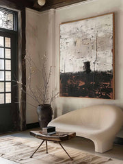 Wall Art Minimalist Neutral Abstract - Neutralighting