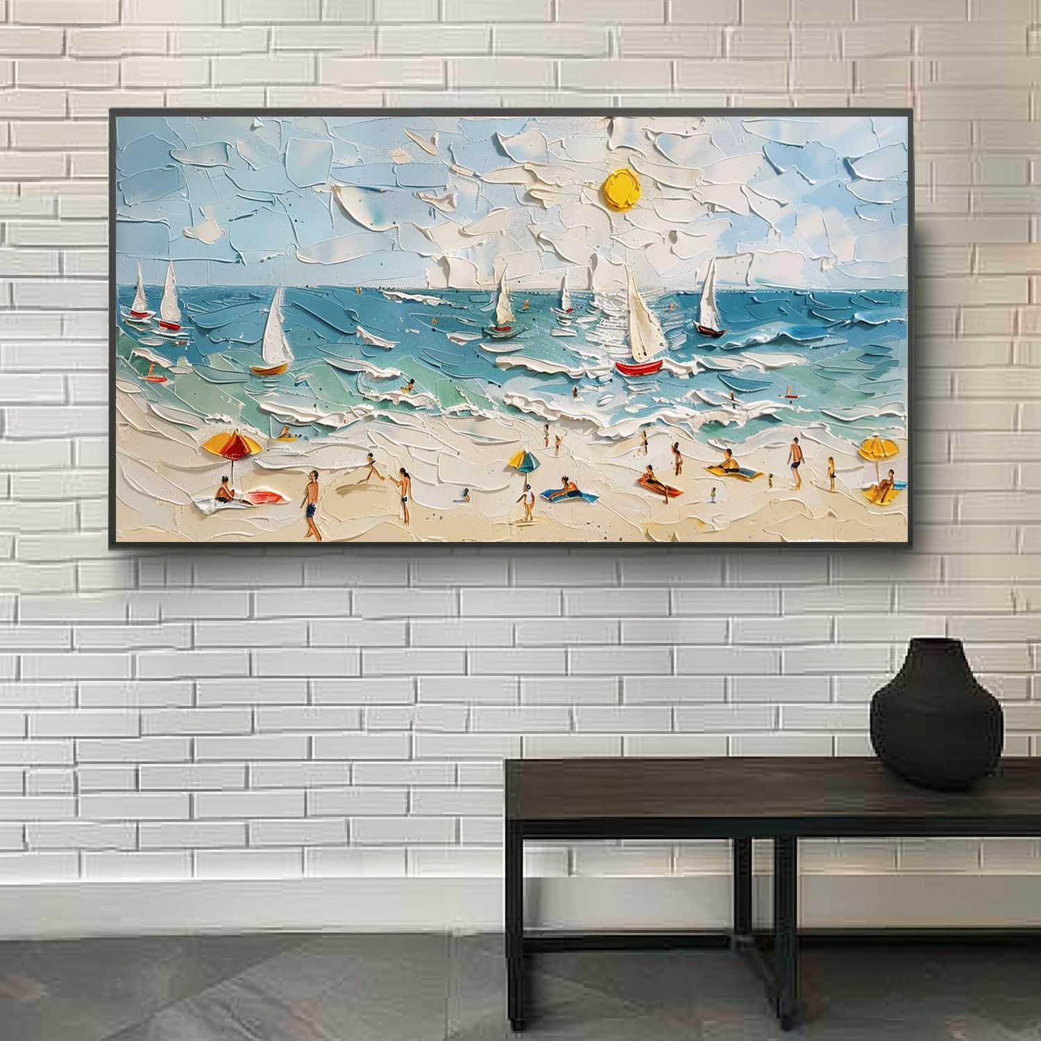 Plaster Art Texture Painting SG301 - Neutralighting