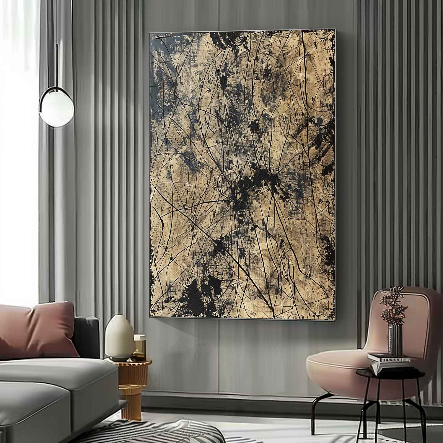 Abstract Expressionist Art AEA034 - Neutralighting