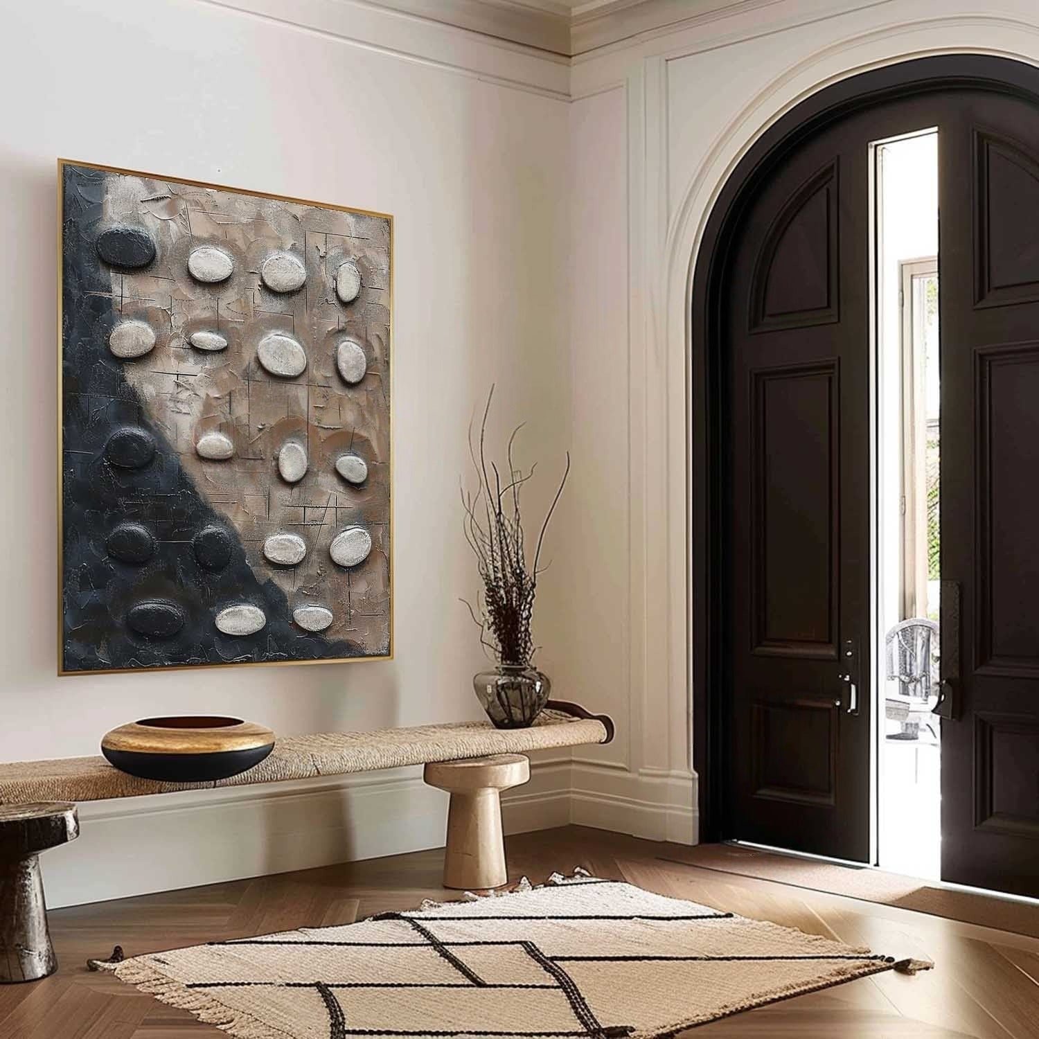 Wall Art Neutral Pebble Wabi-Sabi - Neutralighting