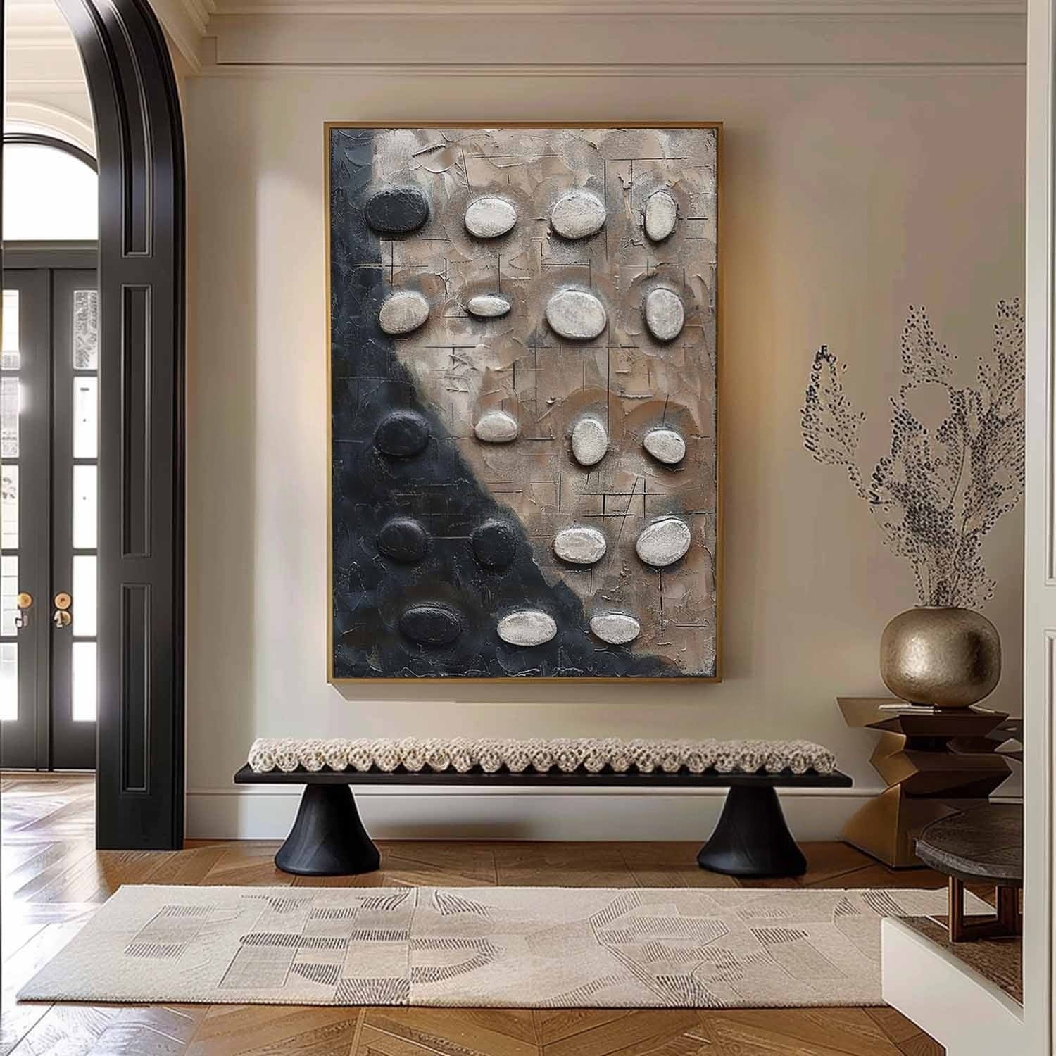 Wall Art Neutral Pebble Wabi-Sabi - Neutralighting