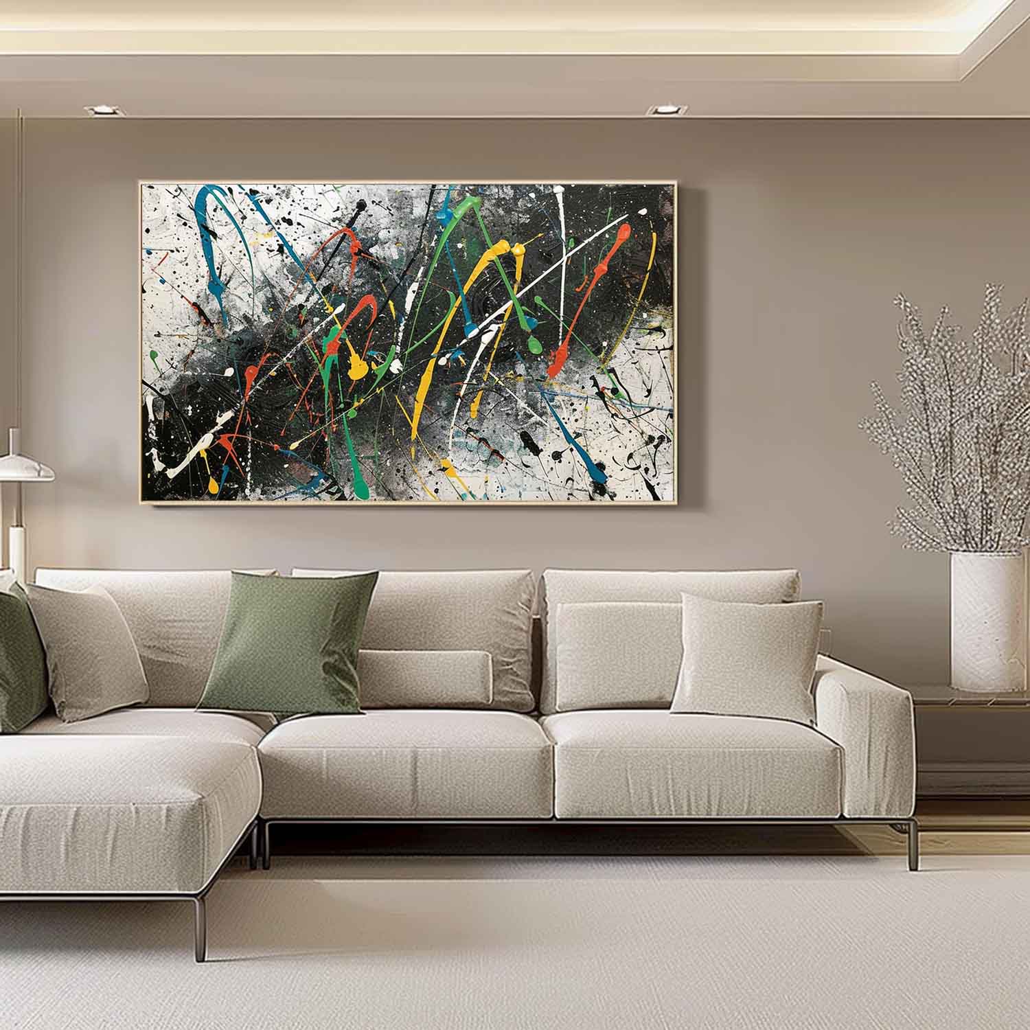 Abstract Expressionist Art AEA029 - Neutralighting