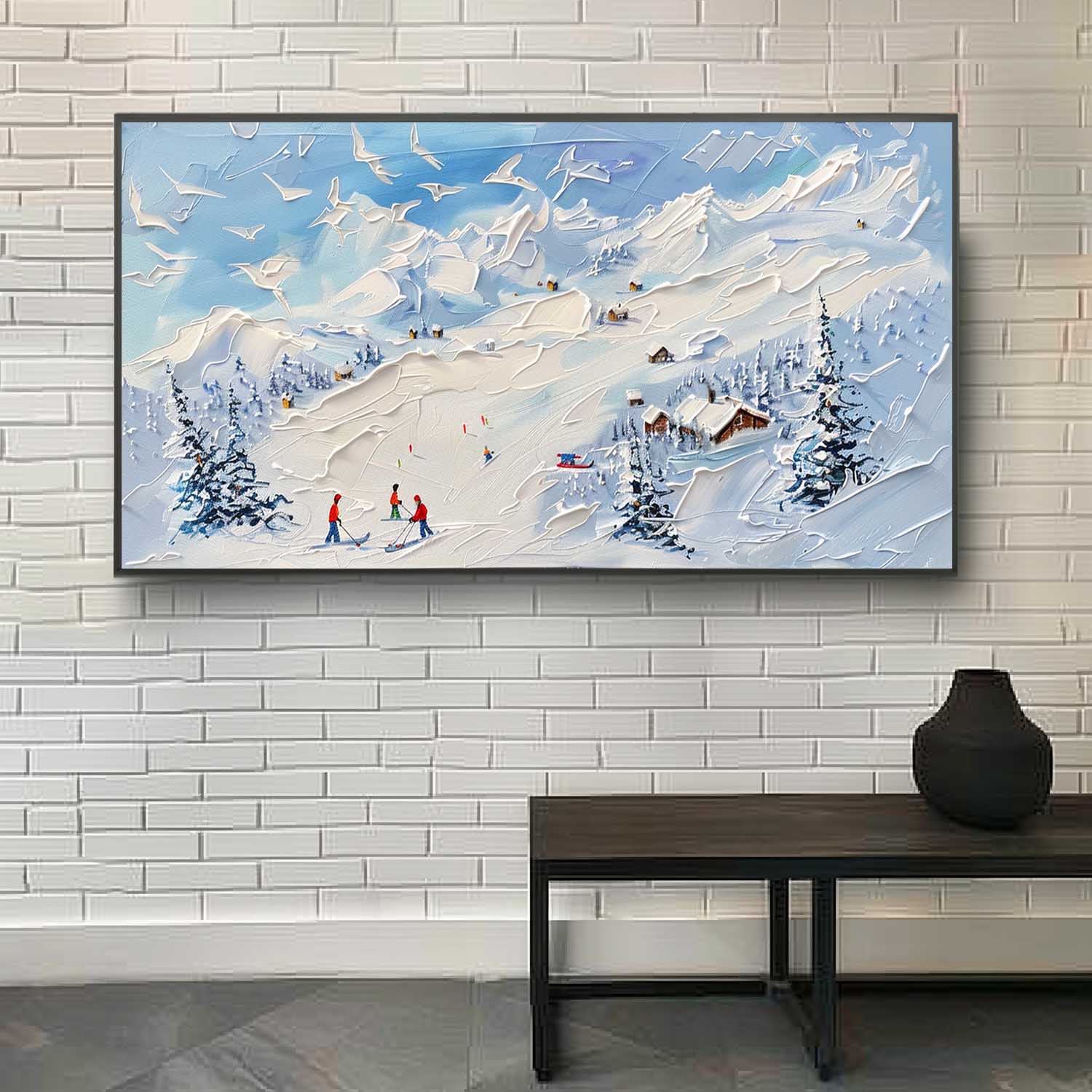 Plaster Art Texture Painting SG293 - Neutralighting