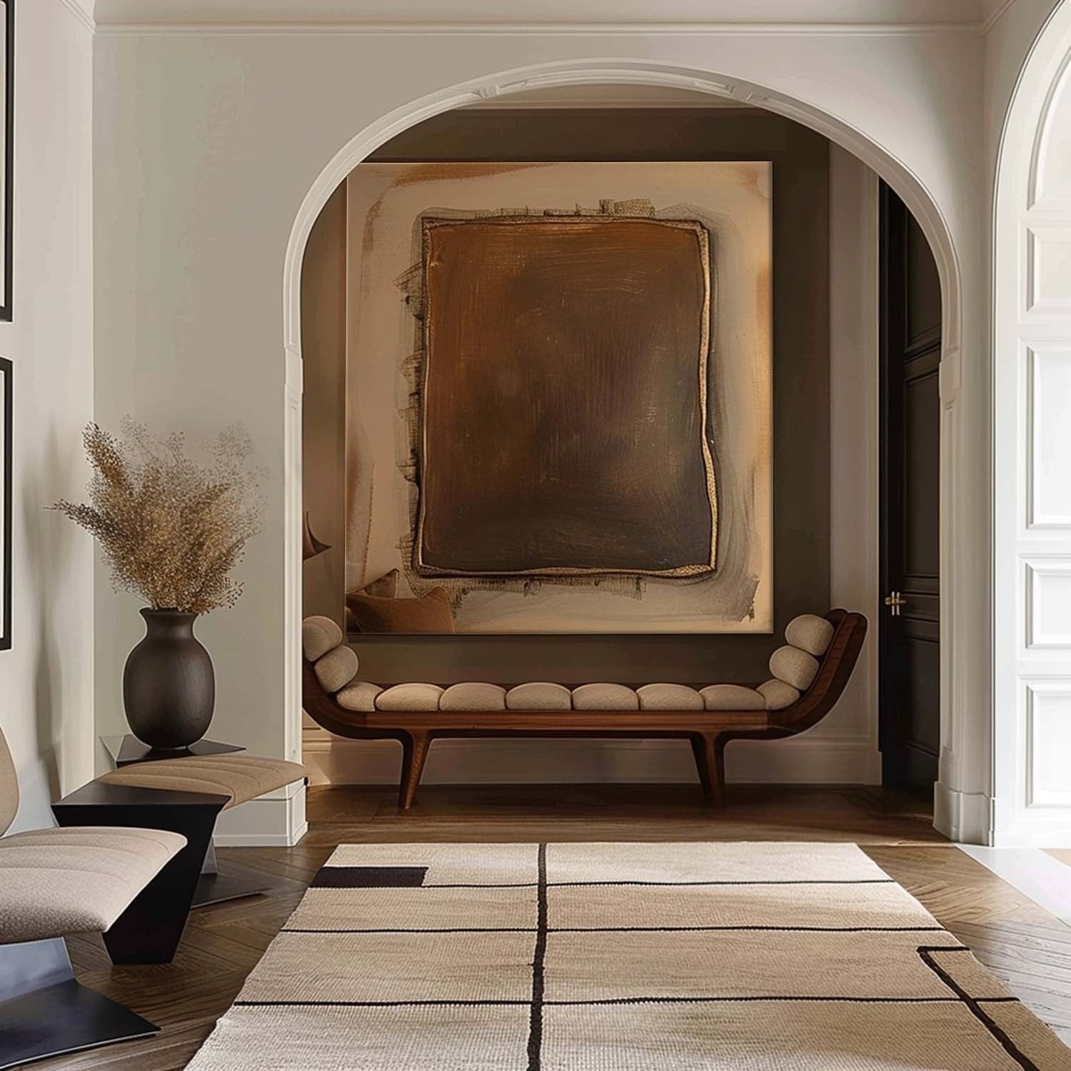 Wall Art Warm Textured Bronze Framed - Neutralighting