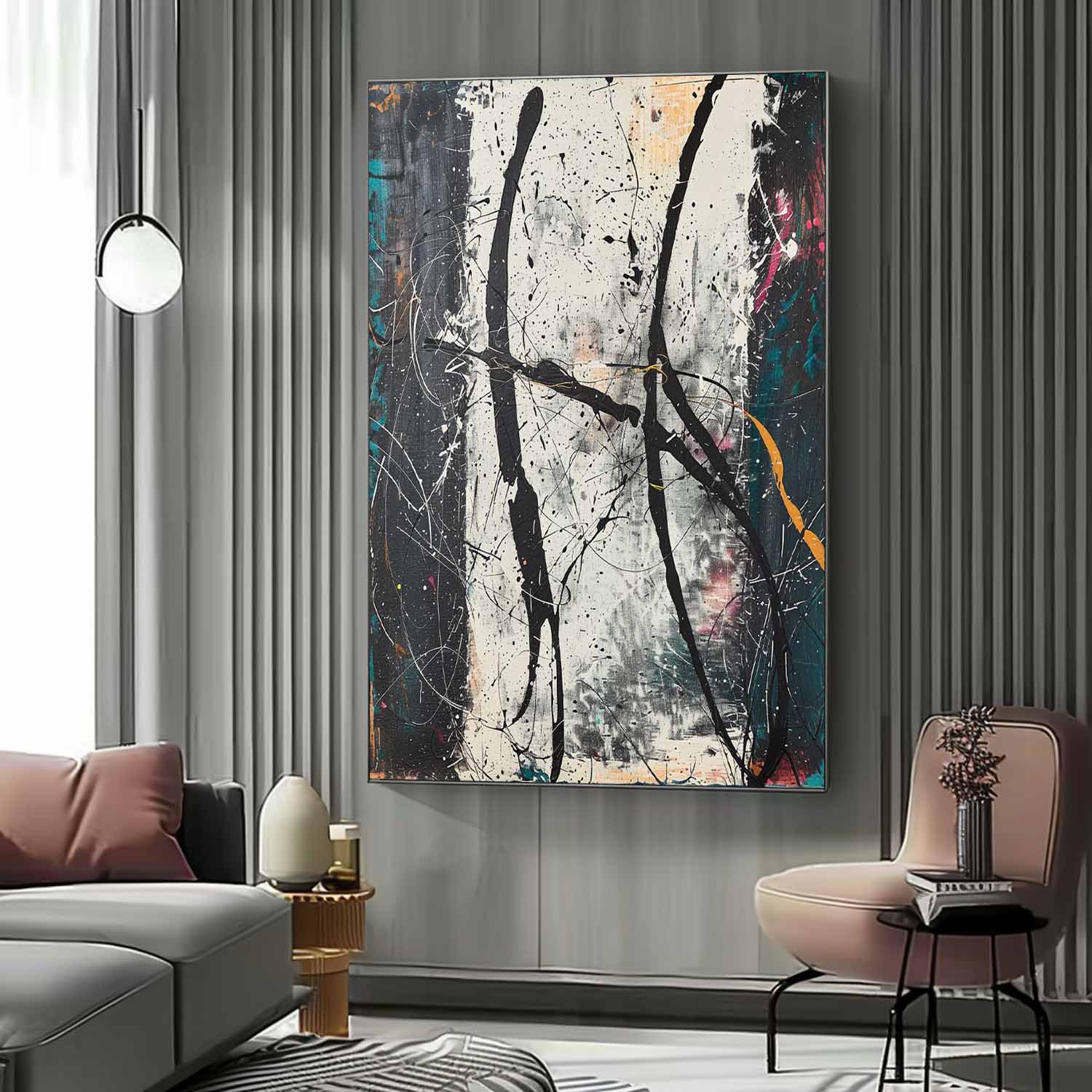 Abstract Expressionist Art AEA024 - Neutralighting