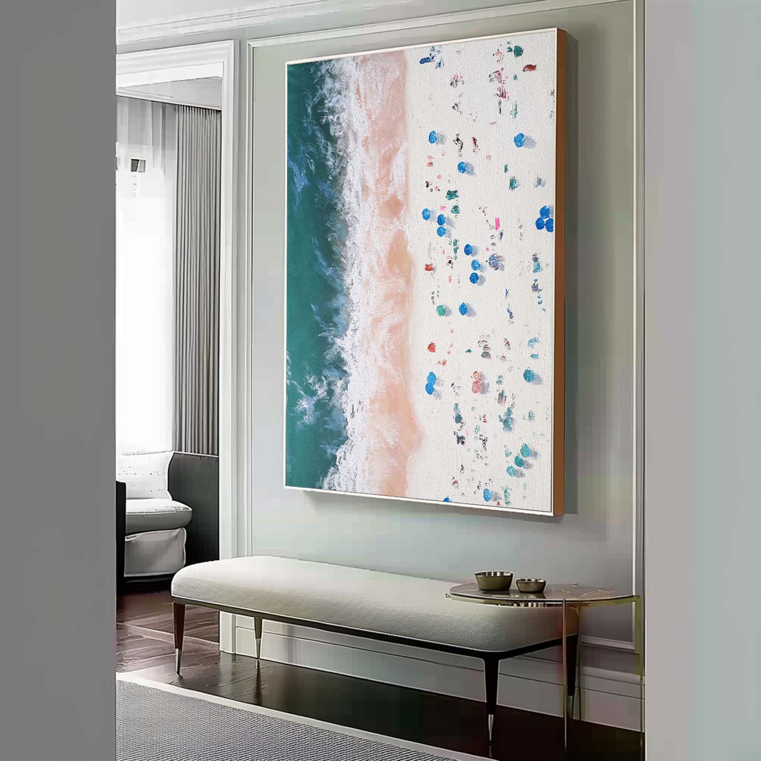Plaster Art Texture Painting SG266 - Neutralighting