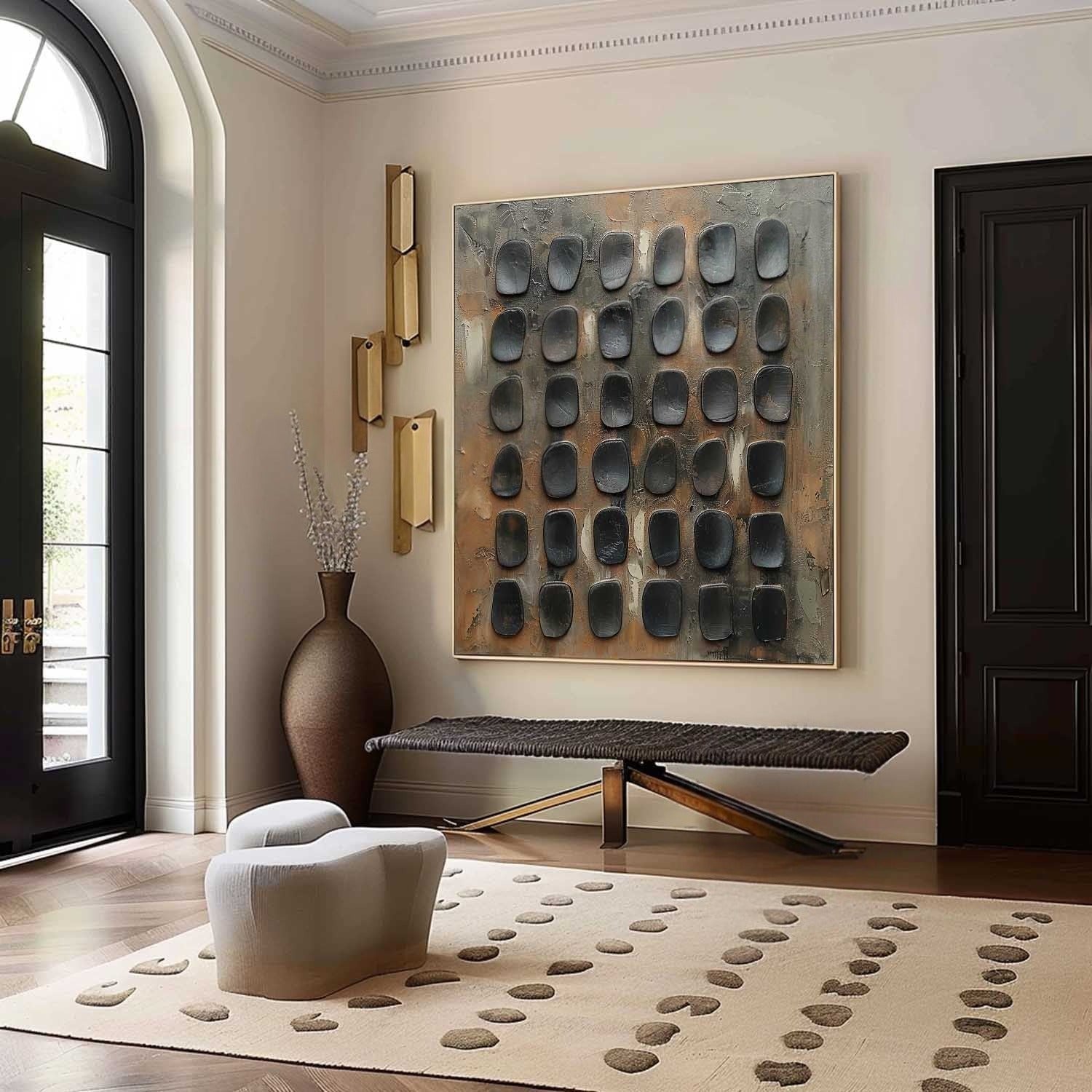 Wall Art Minimalist Wabi-Sabi Metallic - Neutralighting