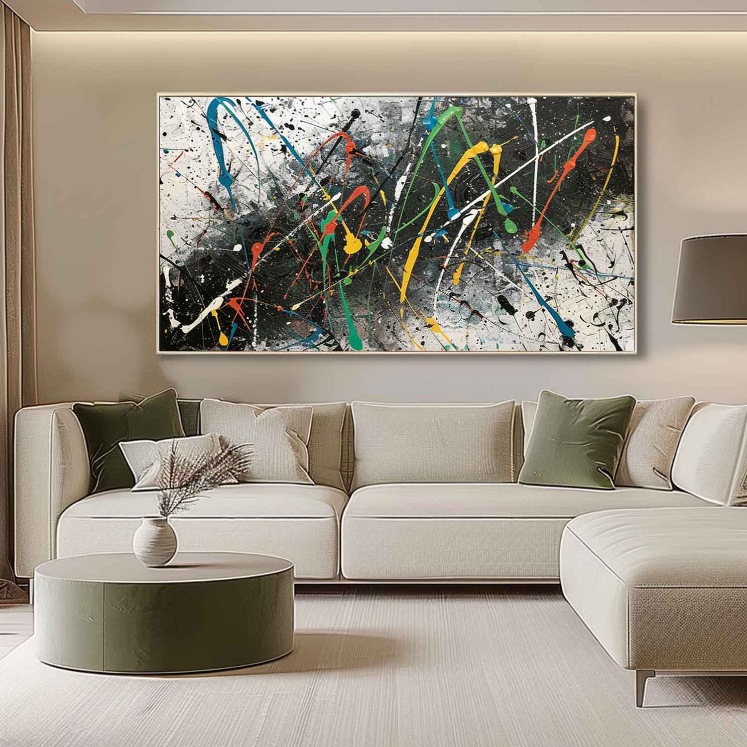 Abstract Expressionist Art AEA029 - Neutralighting