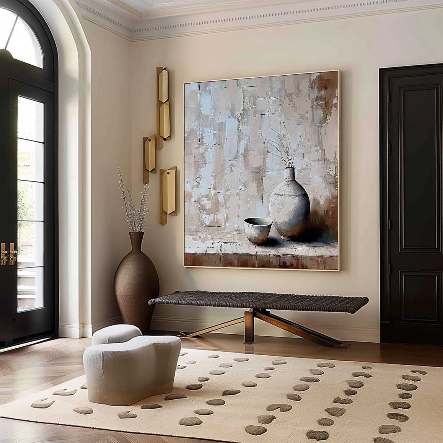 Wall Art Square Wabi-Sabi Still Life - Neutralighting