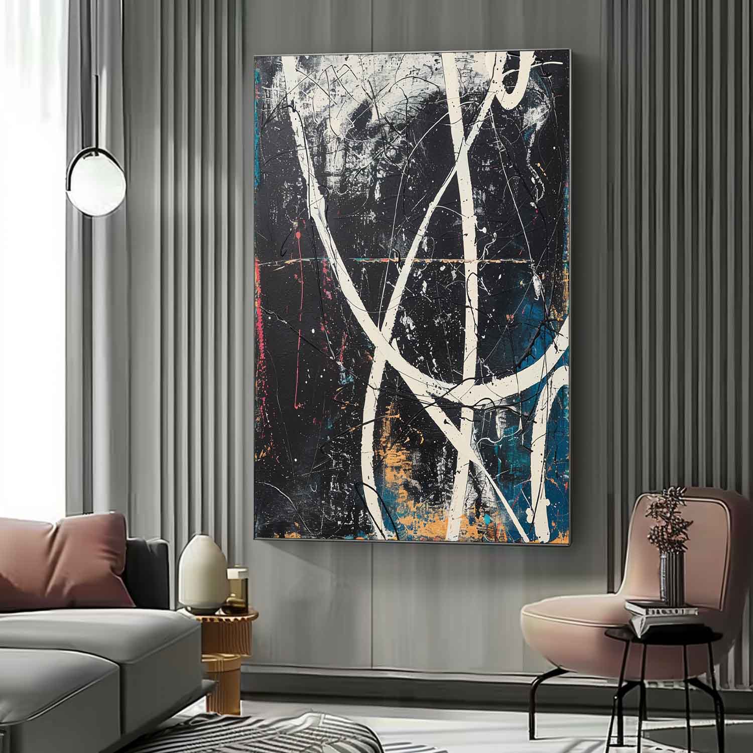 Abstract Expressionist Art AEA005 - Neutralighting
