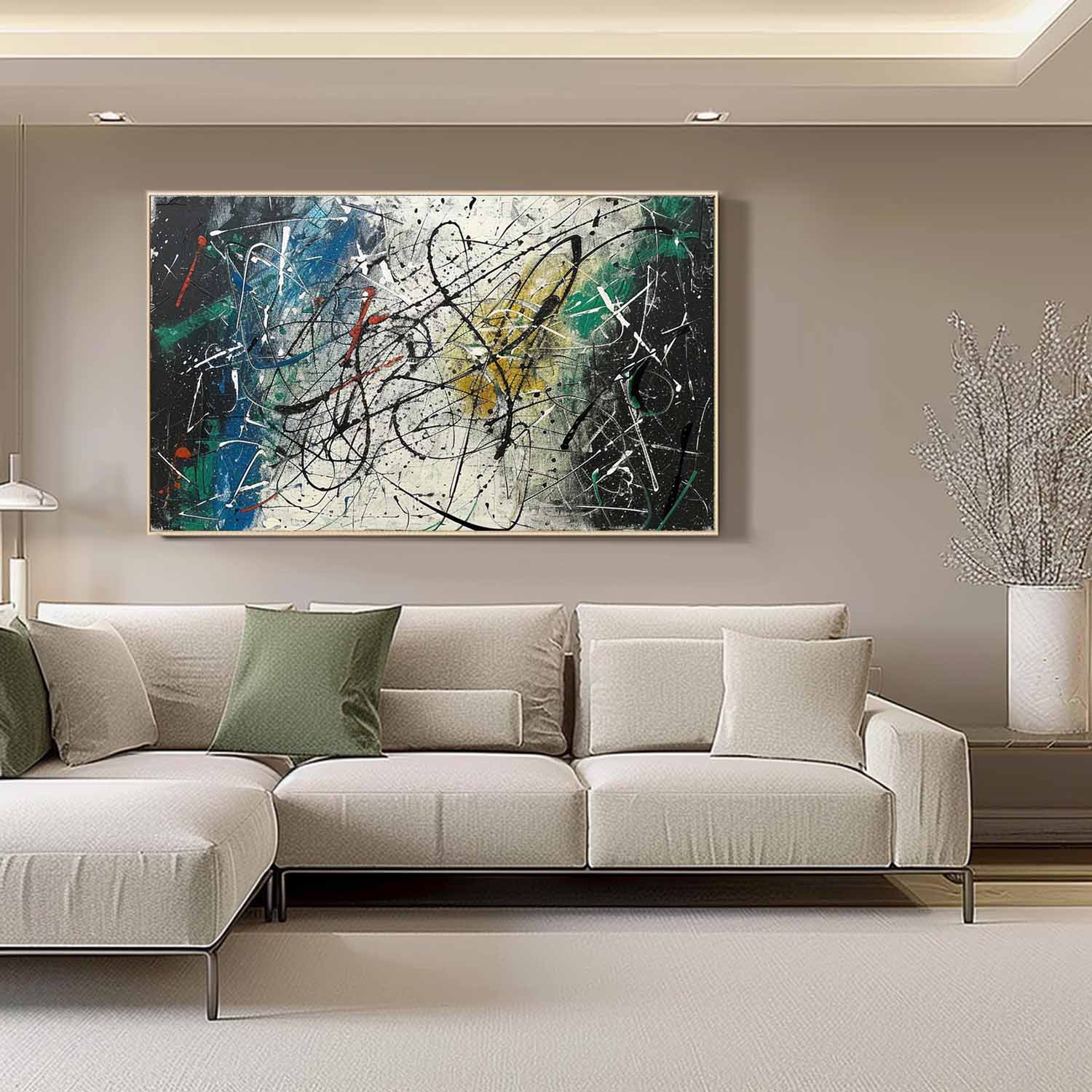 Abstract Expressionist Art AEA021 - Neutralighting