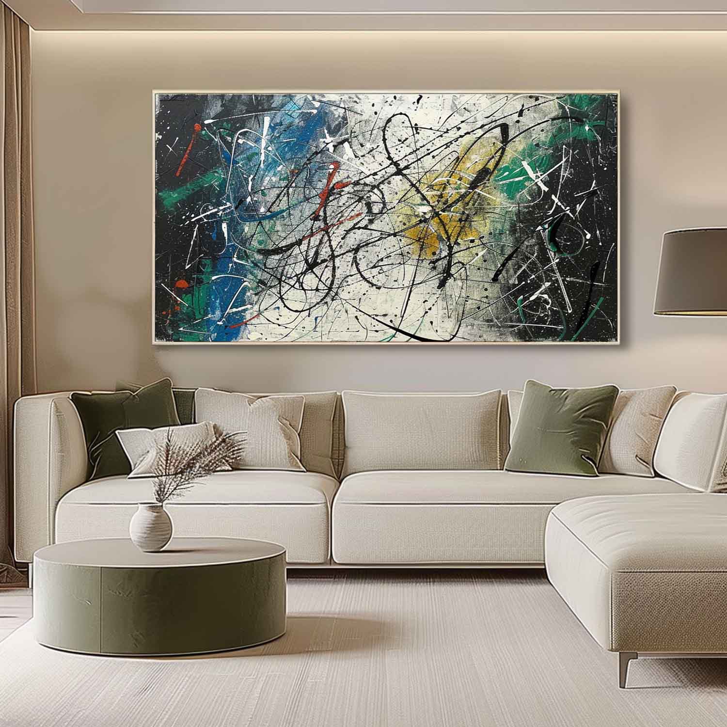 Abstract Expressionist Art AEA021 - Neutralighting