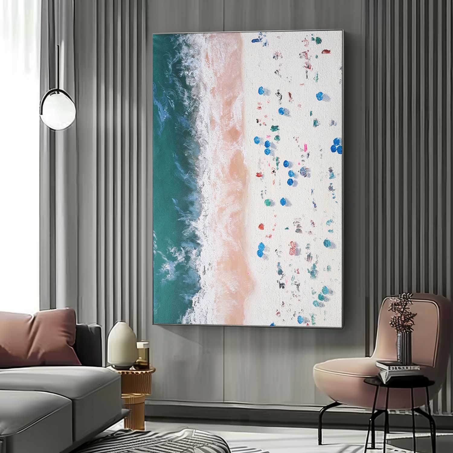 Plaster Art Texture Painting SG266 - Neutralighting