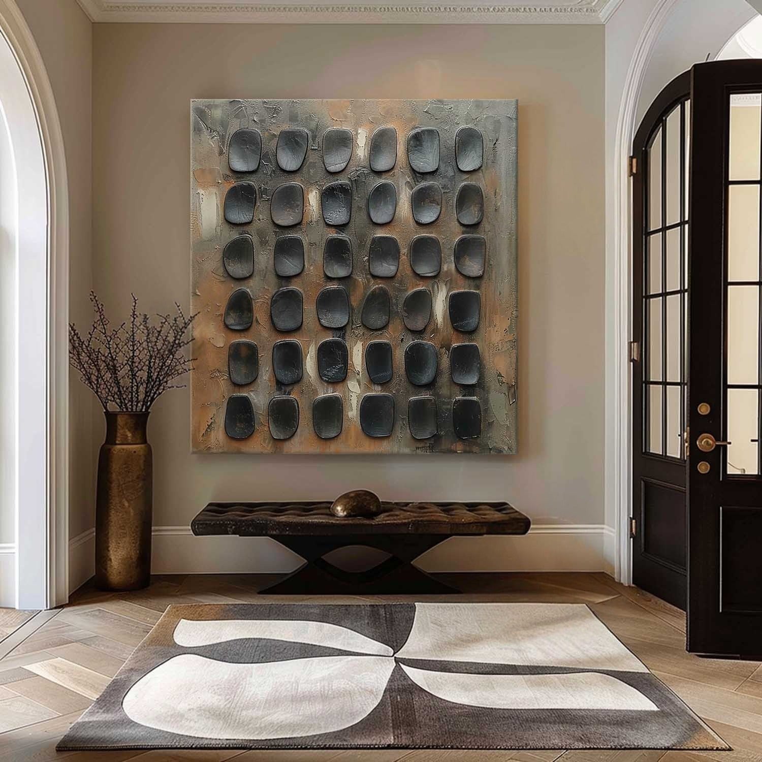Wall Art Minimalist Wabi-Sabi Metallic - Neutralighting