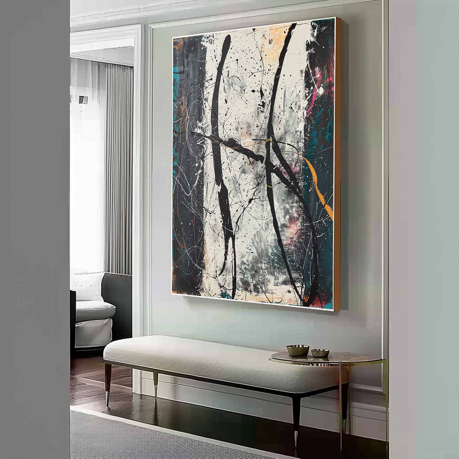 Abstract Expressionist Art AEA024 - Neutralighting