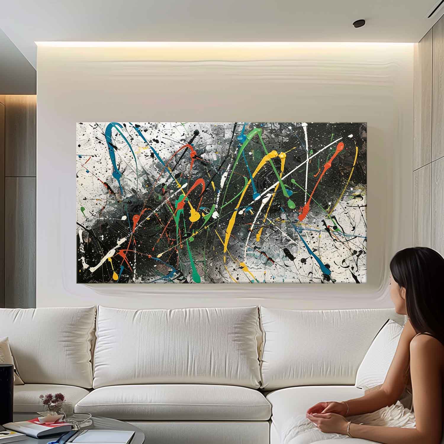 Abstract Expressionist Art AEA029 - Neutralighting