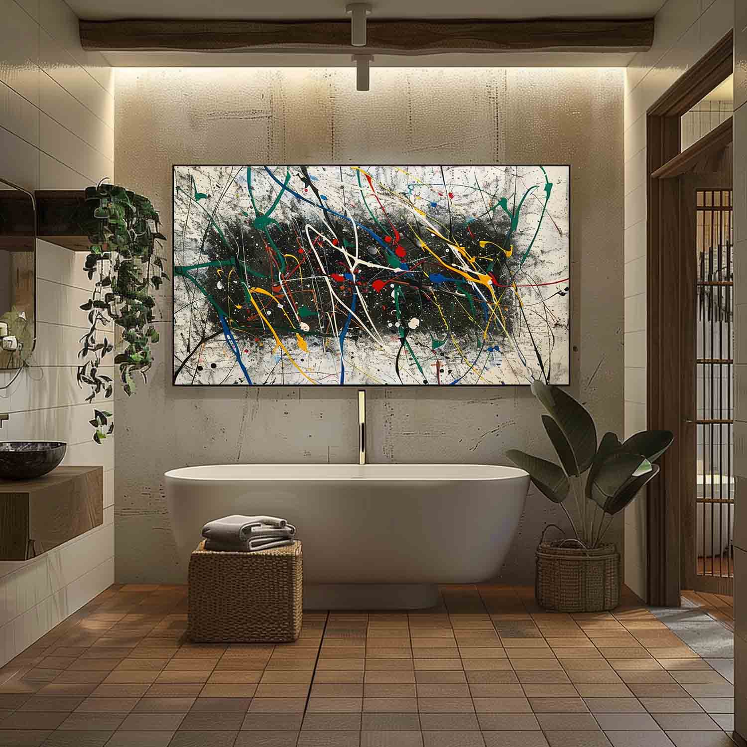 Abstract Expressionist Art AEA030 - Neutralighting