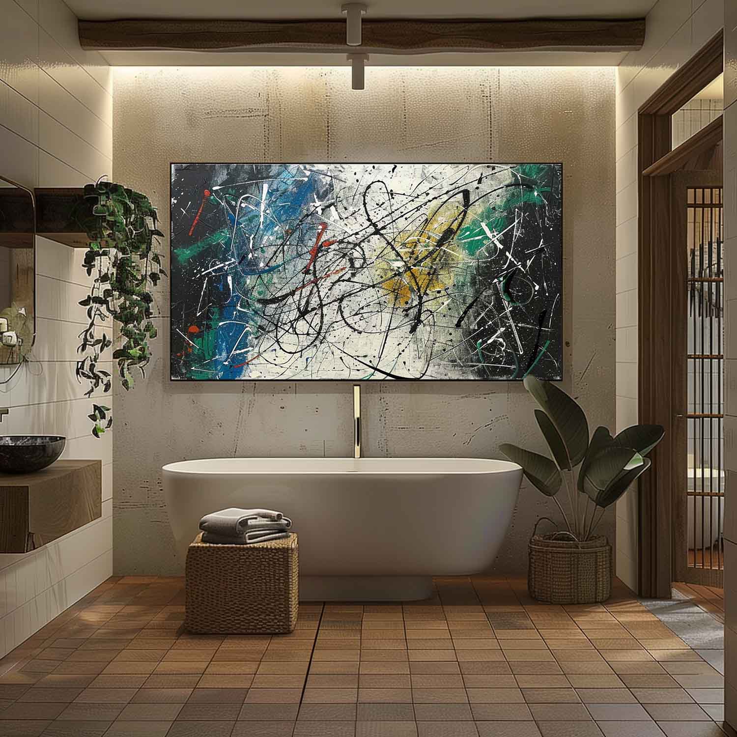 Abstract Expressionist Art AEA021 - Neutralighting