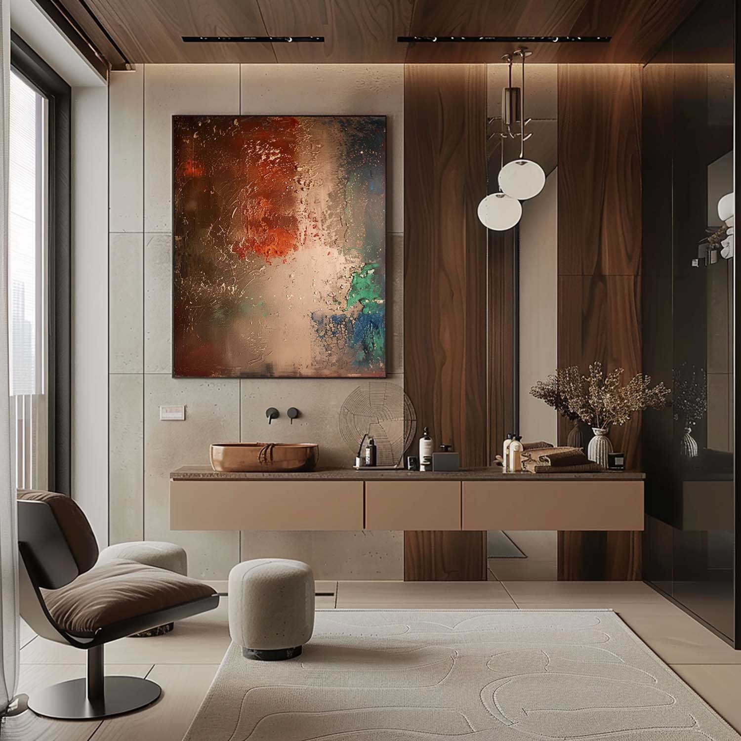 Wabi-Sabi Wall Art TX322 - Neutralighting