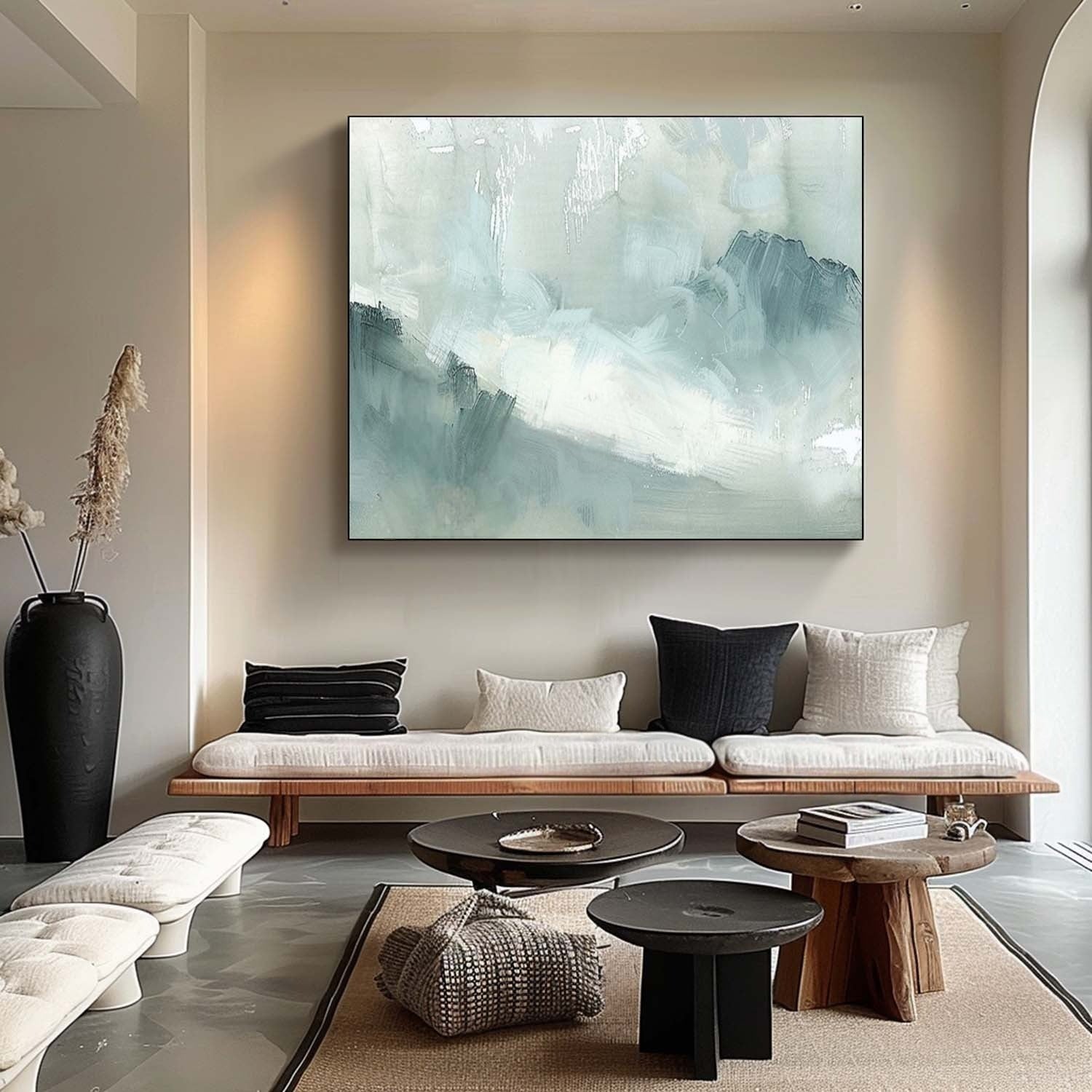 Wall Art Landscape Painting Soft - Neutralighting
