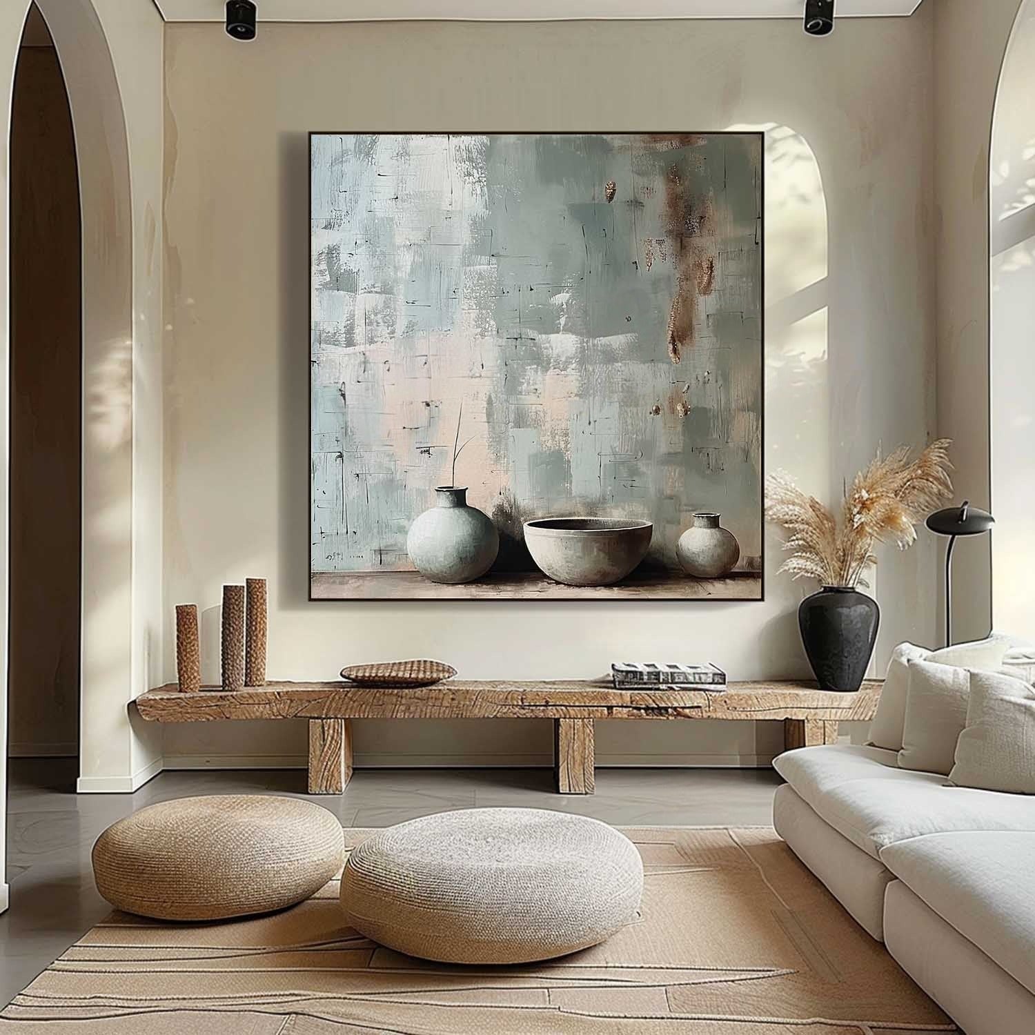Wall Art Square Wabi-Sabi Still Life - Neutralighting