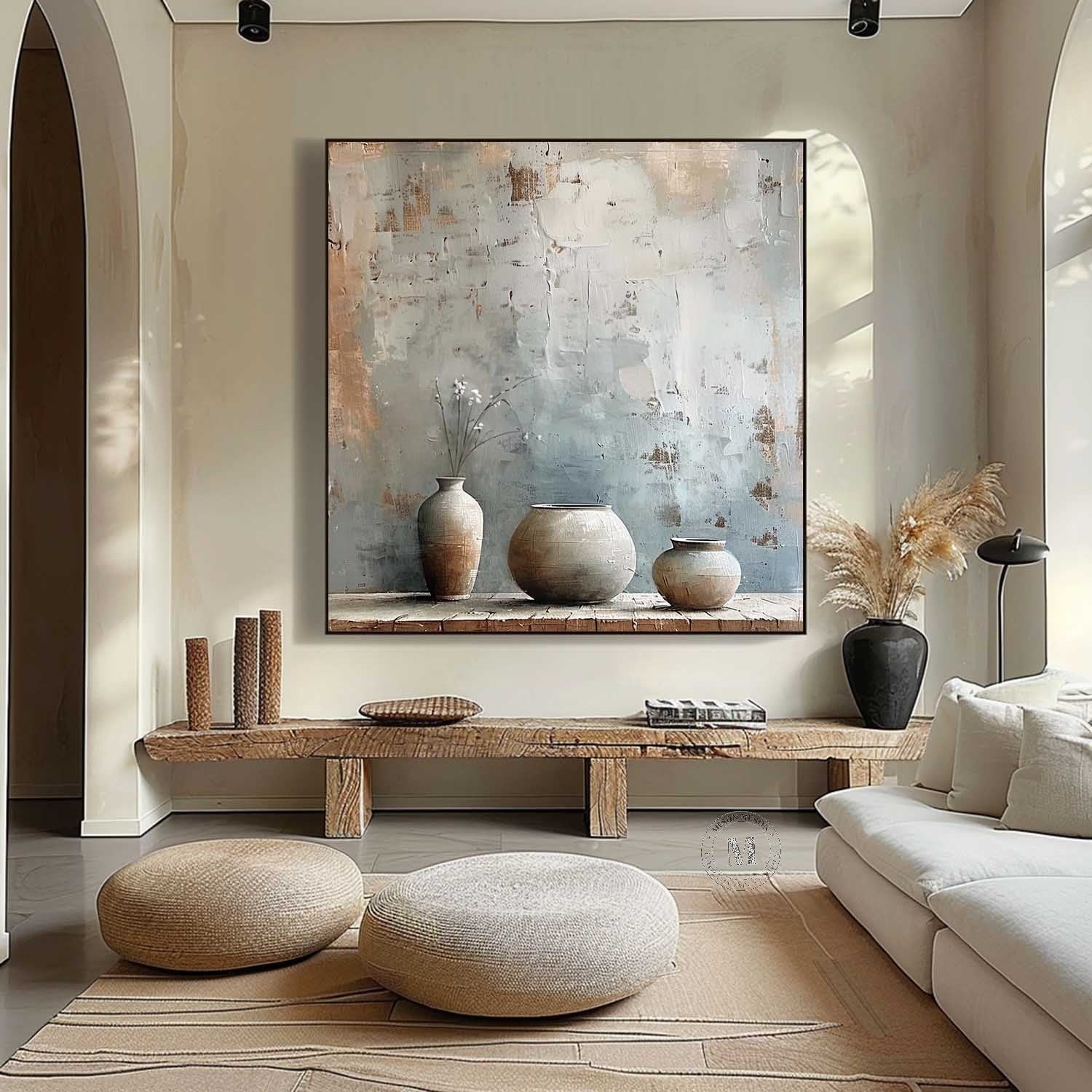 Wall Art Square Wabi-Sabi Still Life - Neutralighting