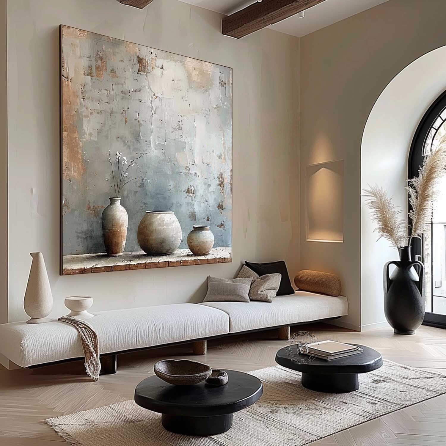 Wall Art Square Wabi-Sabi Still Life - Neutralighting