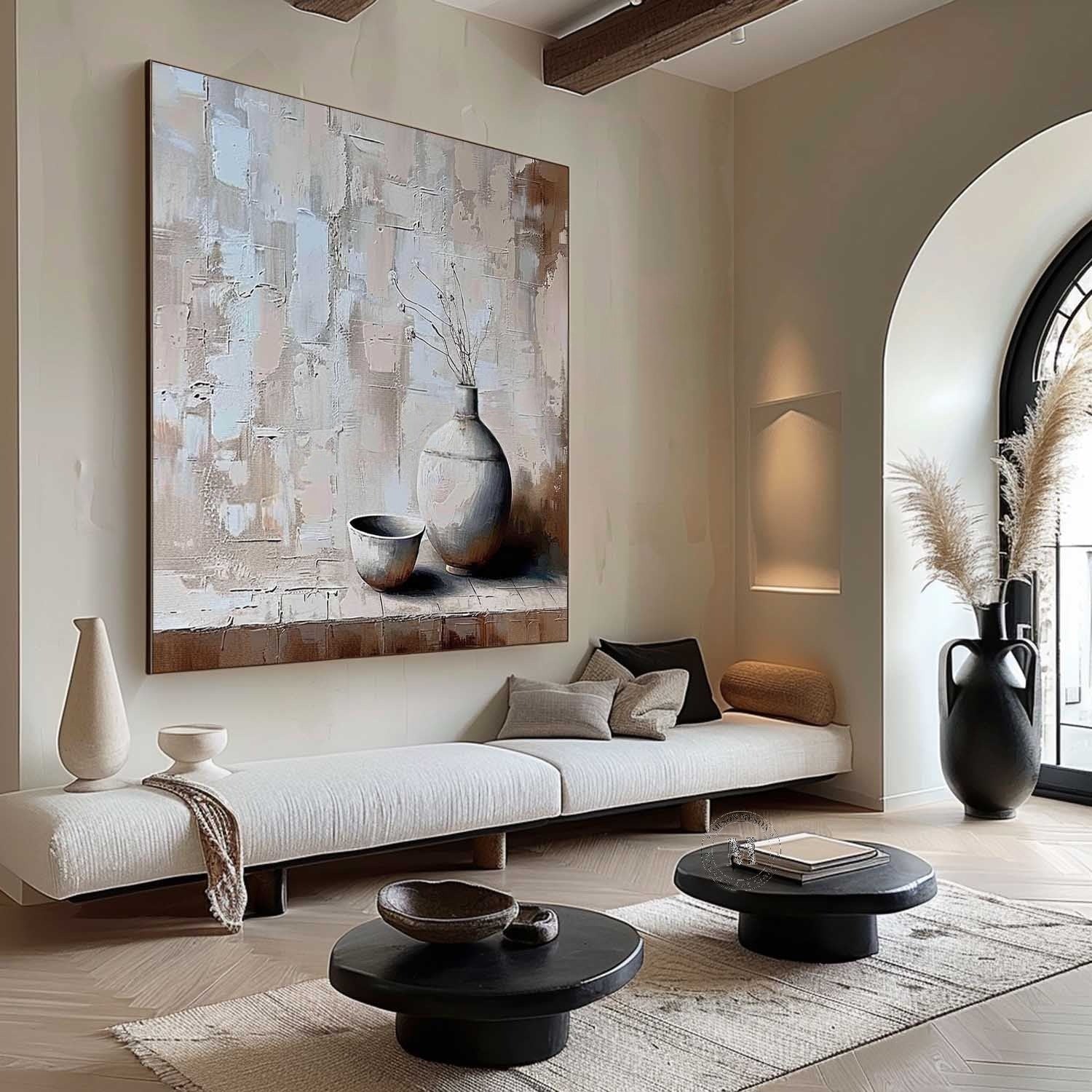 Wall Art Square Wabi-Sabi Still Life - Neutralighting