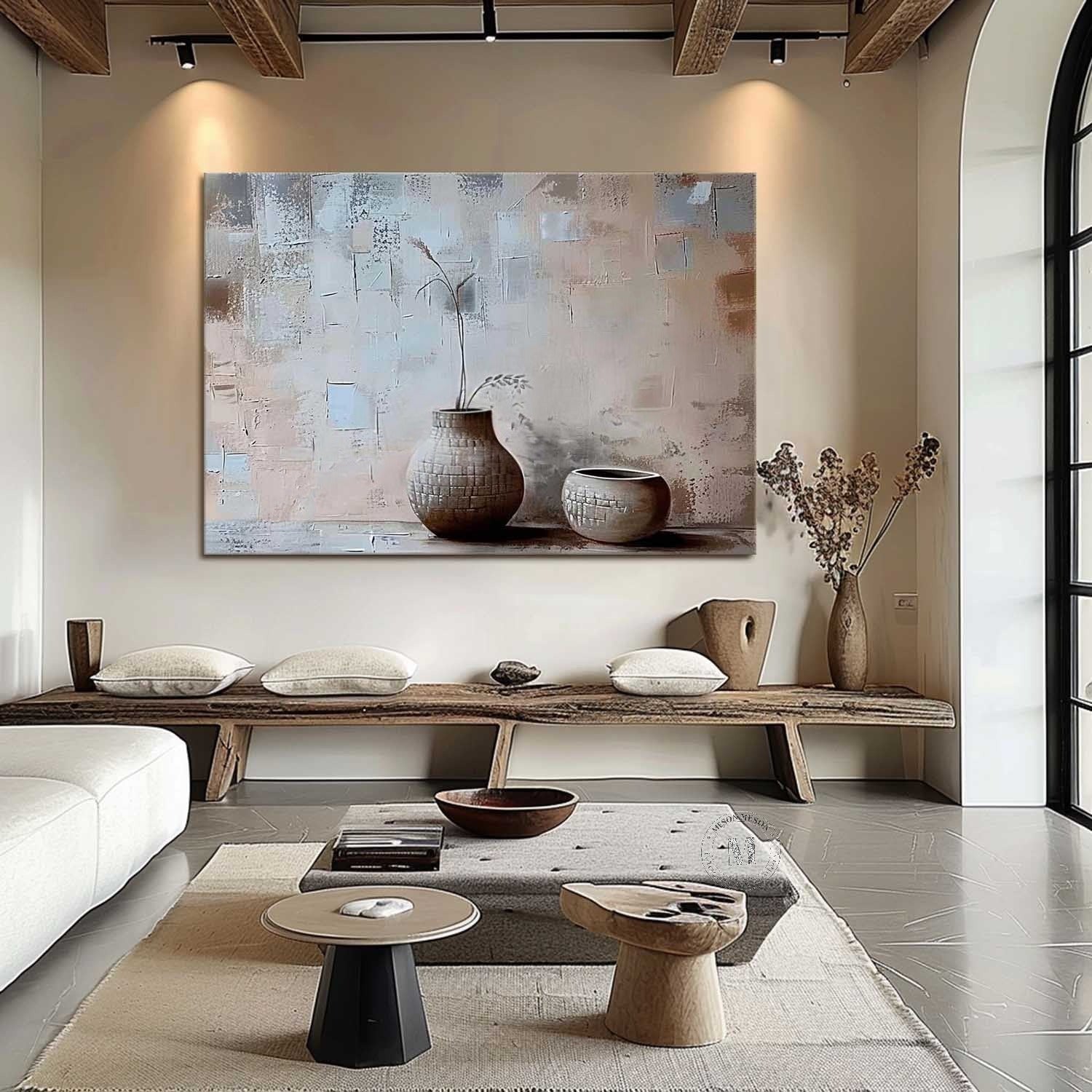 Wall Art Horizontal Wabi-Sabi Still Life - Neutralighting
