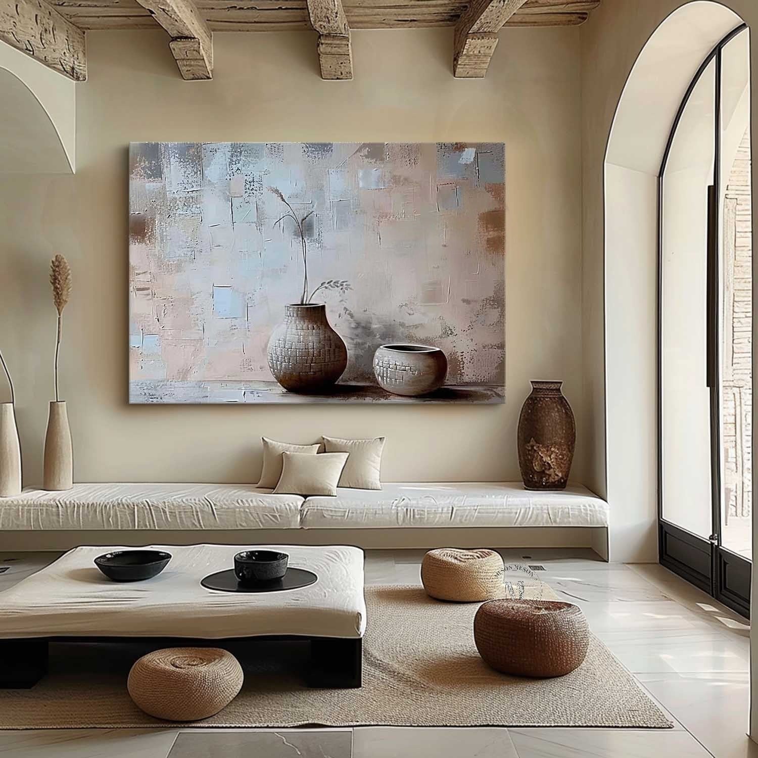 Wall Art Horizontal Wabi-Sabi Still Life - Neutralighting