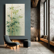 Elegant Bamboo Forest 3D Impasto Painting - Neutralighting