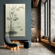 Oriental Bamboo Landscape Painting - Neutralighting