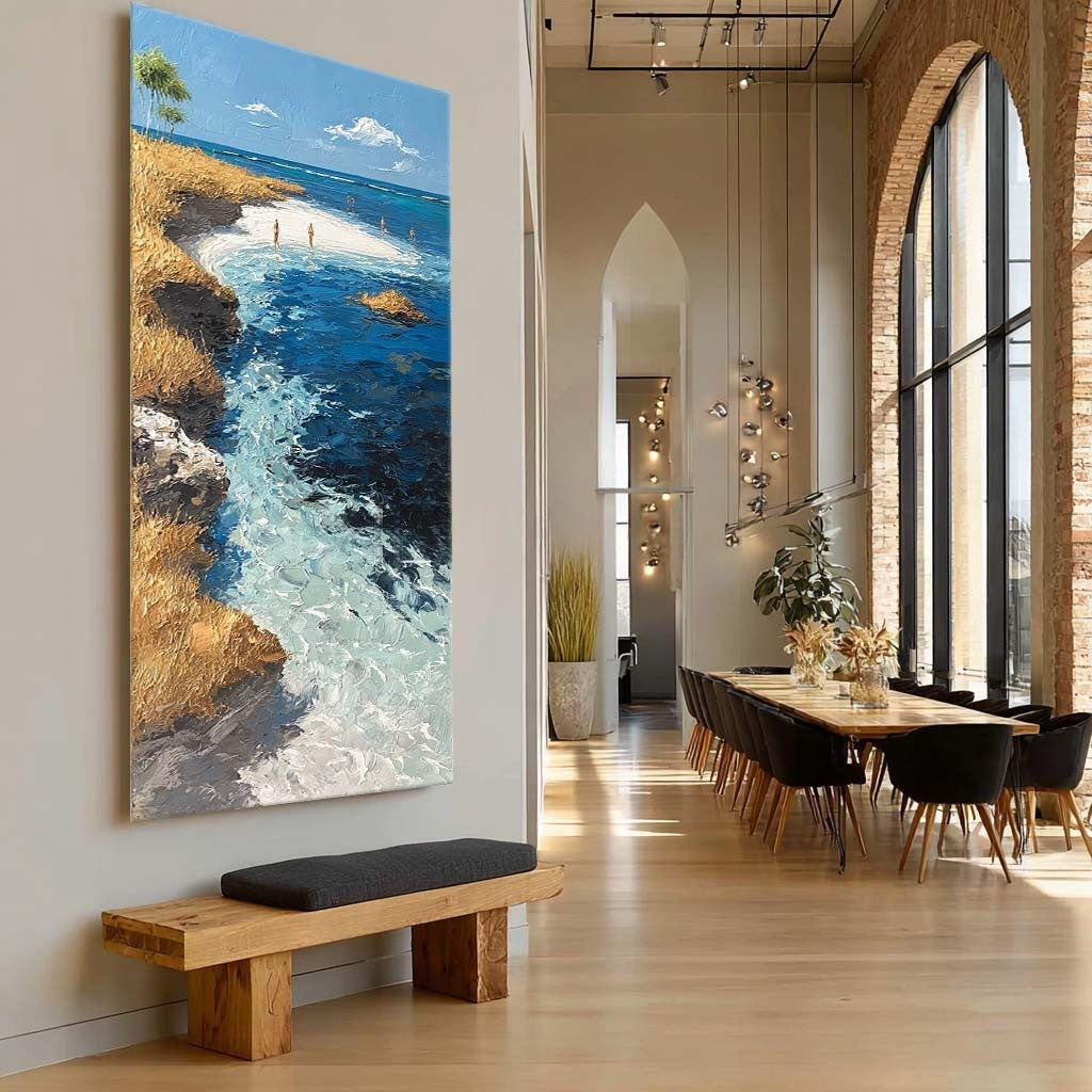 Tropical Peninsula Impasto Painting - Neutralighting