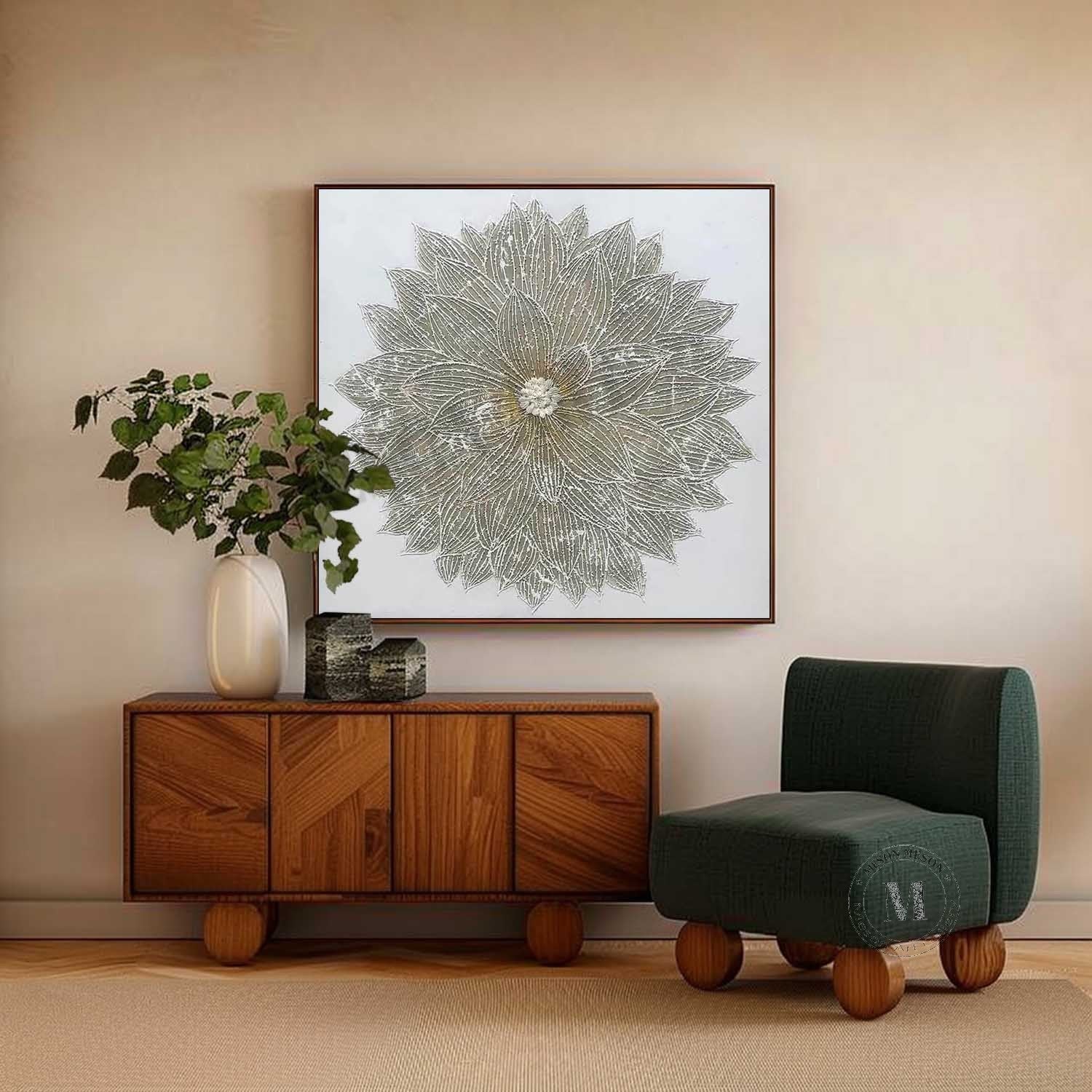 Plaster Art Texture Painting SG361 - Neutralighting