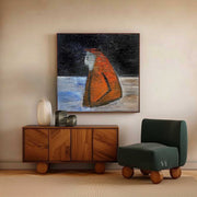 Wall Art Square Minimalist Figure - Neutralighting